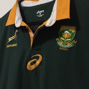 ASICS South Africa Rugby Polo Size Small